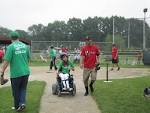 Lets play ball  Kalamazoo Kings volunteer at Challenger Little