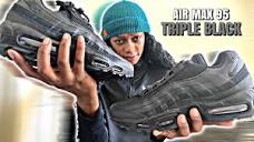 Nike Air Max 95 Triple Black Review | On Feet | Recent Pickup ...