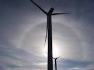 NS6988 : Turbines and a halo, Hart Hill - via Daymix