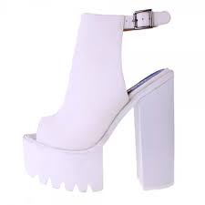 White Platforms Shoes - PD4P