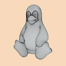 Image result for 3d linux penguin
