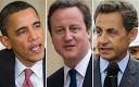 Barack Obama, David Cameron and Nicolas Sarkozy - Leaders_1873301c