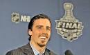 Marc-Andre Fleury answers questions during the Stanley Cup final media day ... - 20090530dianafleuryh_500