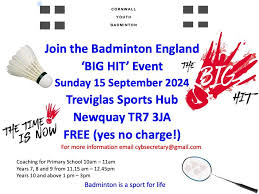 Image result for Cornwall Youth Badminton Club