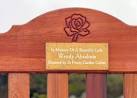Plaque on Wendy's Bench at Mont du Villet WV5454 : Wendy's Bench. - via Daymix