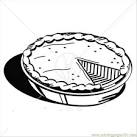 Dessert coloring page