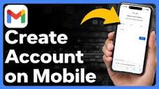 How To Create Gmail Account In Mobile - YouTube