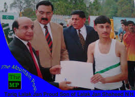 Taraq Lalak Jan, Lalak Jan, Lalik jan, gilgit Baltisan, GB, Pakistan. Taraiq Lalak Jan Proud Son of Lalak Jan Shaheed (Nishan-e-Haider) receiving ... - ff