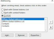 How to completely disable Global Address Book in Outlook 365 ...