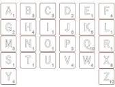 Laser Cut Scrabble Tiles DXF File Free Download - 3axis.co