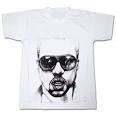Kanye West Sketch Face Lightweight Graphic White Tee Shirt - TeesForAll.com - img-thing?