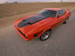 Image result for Bright Red 1972 Mustang
