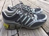 Adidas Bounce Gray Green Running Trainer Lace Up Sneakers Shoe ...
