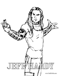 Wrestling coloring page