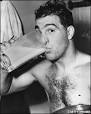 Rocky Marciano. As I climbed into the ring, his team-mate told me 