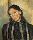 painting 147 of 383 by Paul Cézanne - madame-cezanne-with-unbound-hair