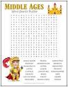 Middle Ages Word Search Puzzle | Print it Free