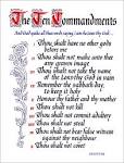 The Hand of God - THE TEN COMMANDMENTS