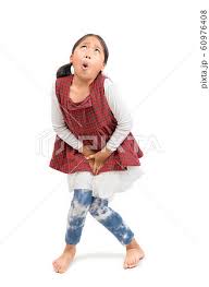 little pee girl|Little girl need a pee. Isolated on white background Stock ...