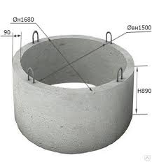 Image result for Кольцо смотрового колодца , диаметр 1500мм. высота 200мм 2009999447894