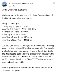 Image result for Ystradfechan Bowling Club