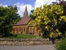 Gaydon Church. St Giles Church, built from a yellowish stone (ironstone) - via Daymix
