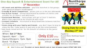 Image result for Nunthorpe Squash Club