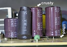 Image result for blown capacitor