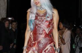 Image result for lady gaga meat dress