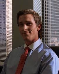 「パトリック・ベイトマン アメリカン・サイコ」の画像検索結果