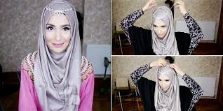 Kumpulan Artikel - Tutorial Hijab Pesta: Tutorial Hijab 2 Lapis ...