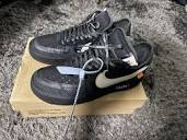 Nike Air Force 1 Low Black Off-White AO4606-001 Size US 9.5 with ...
