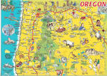 oregon map - Free Large Images