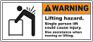 Safety Signs, Lifting Instruction Signs, J6204