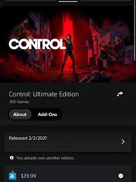 Image result for Control: Ultimate Edition