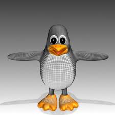 Image result for 3d linux penguin