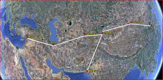 Image result for silk road map