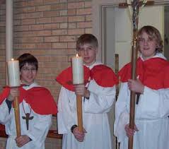 Mass Servers, St. Cecilia Parish - servers2005