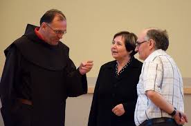 Stipe Tadić and Jozo Čikeš. Photo by Tomislav Pintarić. Zvonko Martić, Ana Pintarić (dean of the Faculty of Philosophy in Osijek), and Darko Žubrinić. - pintaric_t_zvonko_martic_ana_pintaric_dz