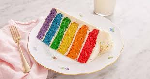 Image result for rainbow cake