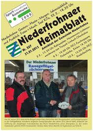 ... Zwerg-Kämpfer« des Jahres 2012, Bernd Stiehl, anlässlich der Eröffnung der diesjährigen Frohnatalschau des RGZV Niederfrohna, einen Ehrenpokal.