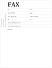 Free Fax Cover Sheet