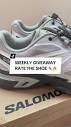 This week's giveaway is the Salomon XT wings in a 'Ghost Grey ...