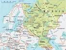 Mappa Russia Europea