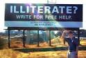 illiterate