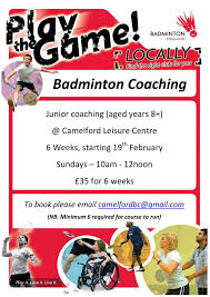 Image result for Liskeard Badminton Club