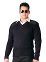 Acrylic V Neck Military Sweater