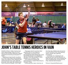Image result for Murrayfield Table Tennis Club