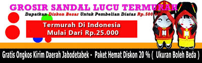 Sandal Lucu Murah Harga Grosir Langsung Pabrik | jual sandal lucu ...