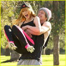 Tristan Klier Breaking News and Photos | Just Jared Jr. - bella-thorne-tristan-klier-park-workout